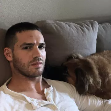 White top long sleeve collar tunisian seen on the account instagram of Steven R. Mcqueen