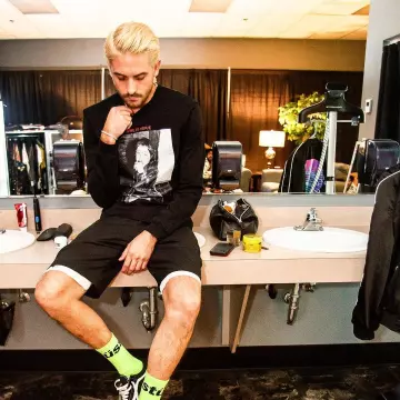 Les Sneakers Vans Old Skool  portées par G-eazy sur son compte Instagram