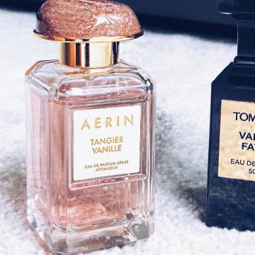 Le parfum Aerin senteur Tangier Vanille vu sur le compte Instagram de Sananas