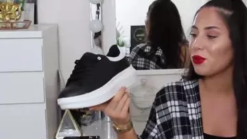 Sneakers platform in the YouTube Video HAUL TRY-ON THE SPRING ( it smells like étééé ☀️) FannySNL
