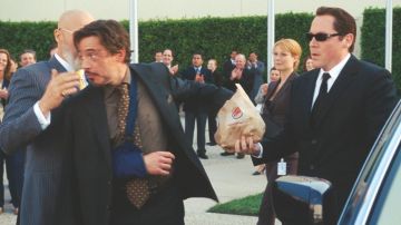 Burger King Cheese Burger eaten by Tony Stark (Robert Downey Jr) as seen in Iron Man