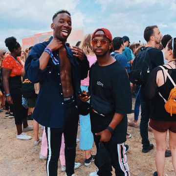 The slip Kappa black of the youtubeur Birdyy on his account instagram