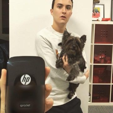 The HP printer sprocket black view the video of the account Instagram of Hugo Posay (@hugop0say)