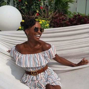 La Ceinture à Boucle Double G  Gucci de Shanola Hampton sur son compte Instagram
