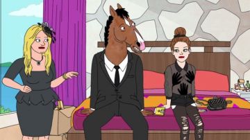 The clutch, Alexander Mac Queen, which is inspired by the bag of Sarah Lynn in Bojack Horseman S02E03