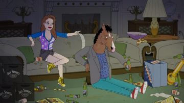 Sarah Lynn yellow puma sneakers in Bojack Horseman