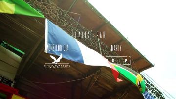 Le drapeau de la France aperçu dans le clip P*tain de m*rde de Naza