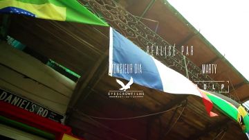 Le drapeau du Brésil aperçu dans le clip P*tain de m*rde de Naza
