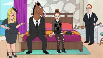 Sarah Lynn top with hands in Bojack Horseman s02e03
