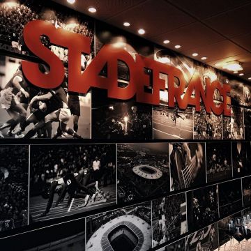 Le Stade de France visité par Sweetieytb sur son compte Instagram