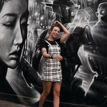 El vestido que lució sweetieytb en su cuenta de Instagram