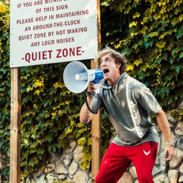 sweater with hood and sleeve, ripped from logan paul