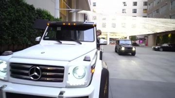 The 4x4 Mercedes Benz white led by Logan Paul in his YouTube video "I Bought it"
