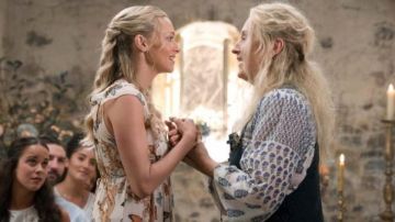 Sophie Sheridan's (Amanda Seyfried) butterfly Dress at Christening Scene in Mamma Mia 2 Here We Go Again
