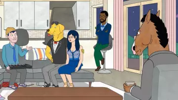 Mr. Peanutbutter's tuxedo t-shirt in Bojack Horseman