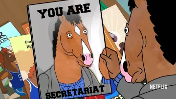 The mirror "You are Secretariat" BoJack Horseman