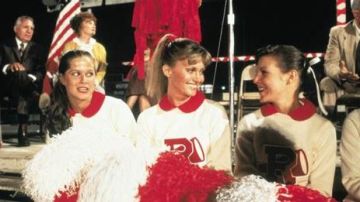 The replica of the outfit of a Cheerleader scope by Sandy (Olivia Newton-John) in Grease