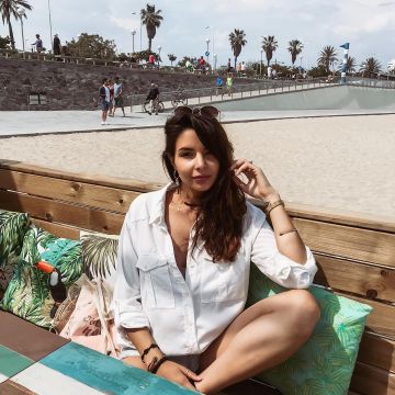 Bogatell beach in spain view the account instagram of Safia Vendome