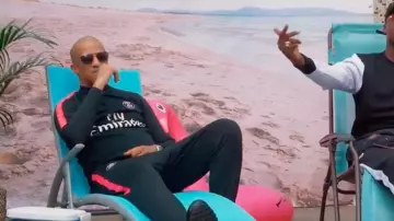 Le bas de survêtement PSG saison 2018/2019 porté par Rim'K dans son clip Air Max feat. Ninho