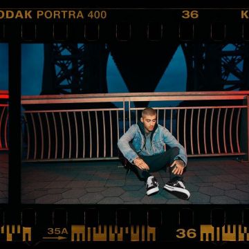 Las zapatillas Black Converse One Star OX usadas por Zayn Malik en su cuenta de Instagram