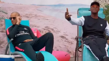 Le haut de survêtement Nike du PSG 2018 porté par Rim'K dans son clip Air Max Feat. Ninho