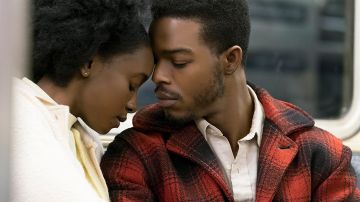 La chaqueta a cuadros roja vintage de Fonny/Alonzo Hunt (Stephan James) en If Beale Street Could Talk