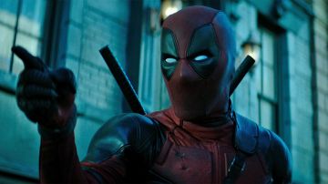 La máscara de Deadpool / Wade Wilson (Ryan Reynolds) como se ve en Deadpool 2