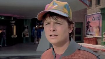 Marty McFly (Michael J. Fox) 2015 Holographic Cap from Back to the Future II