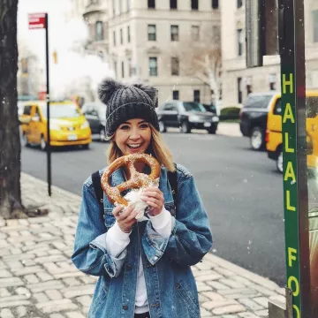 Central Park in New York visited by Zoella on his account Instagram