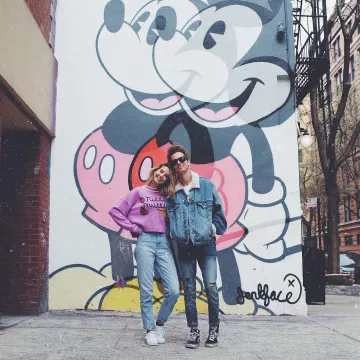 The pair of vans view on the account instagram of zoella