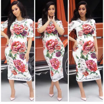 La robe Dolce & Gabbana de Cardi B vue sur son Instagram