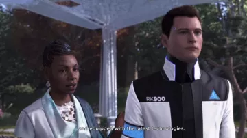 white jacket worn by Connor Rk-900 as seen in Detroit: Become Human Video Game