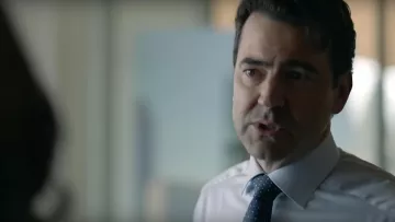 Blue Tie worn by Jon (Ron Livingston) as seen in A Million Little Things Season 1