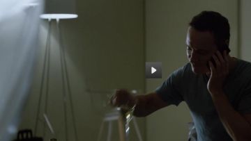 The floor lamp in the living room of The Counselor (Michael Fassbender) in Cartel