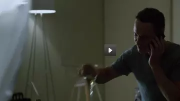 The floor lamp in the living room of The Counselor (Michael Fassbender) in Cartel