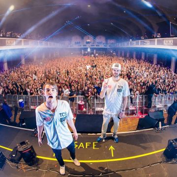 Sneakers Nike Air Presto worn by Alex Pall on the account Instagram @thechainsmokers