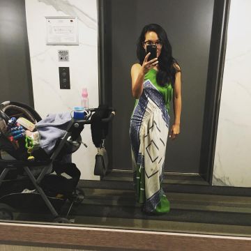 El vestido Tory Burch que lució Ali Wong en su cuenta de Instagram