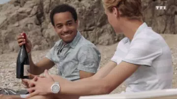 The striped polo shirt Jules worn by Bart (Hector Langenvin) in Tomorrow belongs to us - Episode 262