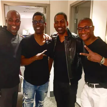 The leather jacket on the account Instagram of Chris Rock