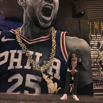 Sneakers Nike Air Force 1 Mid '07 / "supreme" made by Ben Simmons on his account Instgram