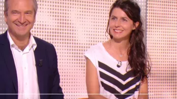 El top de espiga blanca de Laure Daussy en 28 minutos a partir del 09/08/2018