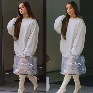 ARI par Ariana Grande flagrance tenir par Ariana Grande sur son Instagram Compte