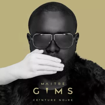 Les lunettes de soleil de Maître Gims sur la pochette de son album Ceinture Noire (photo Instagram)
