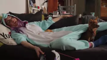 Déguisement licorne porté par Natoo dans la vidéo " 1 000 000 d' àbonnés"