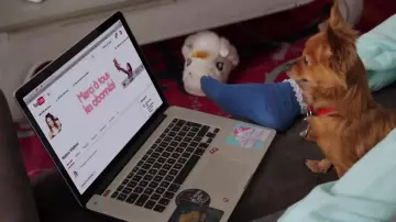 Les chaussons Licorne porté par Natoo dans sa vidéo youtube "1 000 000  d'abonnés"