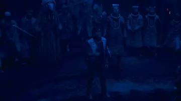 Le blouson blanc en cuir porté par Han Solo (Alden Ehrenreich) dans Solo: A Star Wars Story