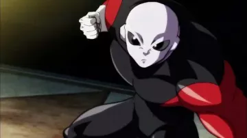 The replica in miniature of Jiren in Dragon Ball Super
