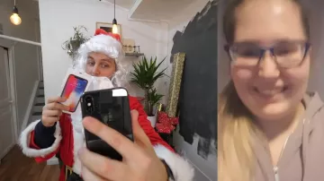 the smartphone iPhone X seen in the video "I offer you gifts styled" de Pierre Croce