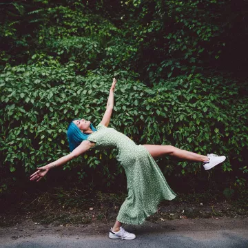 Les Sneakers adidas Stan Smith portées par Halsey sur son compte Instagram