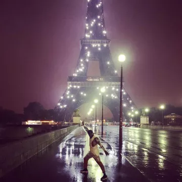 Sneakers Nike Epic React Flyknit worn by Kevin Hart on his Instagram account